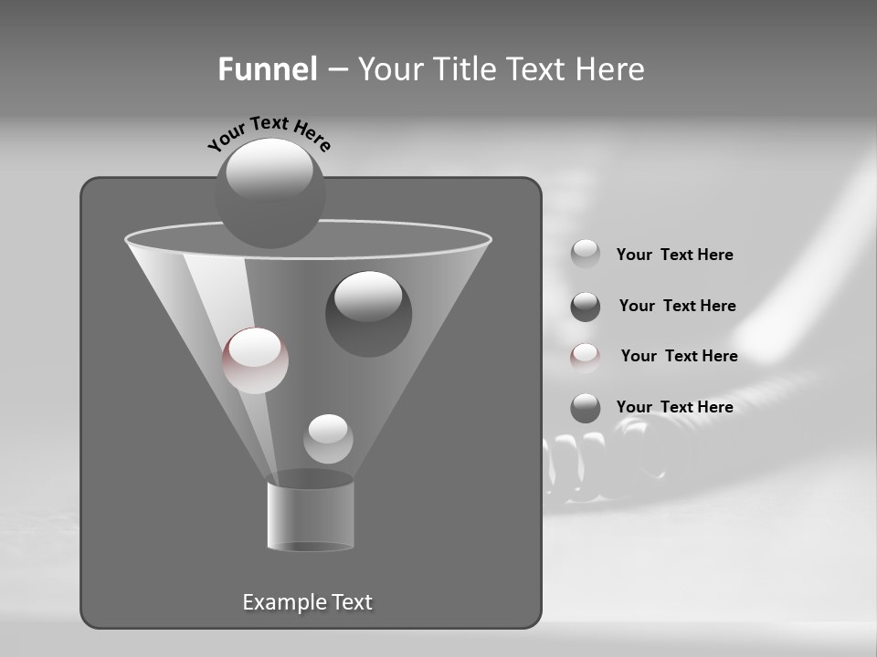 Isolated Plate Telephone PowerPoint Template