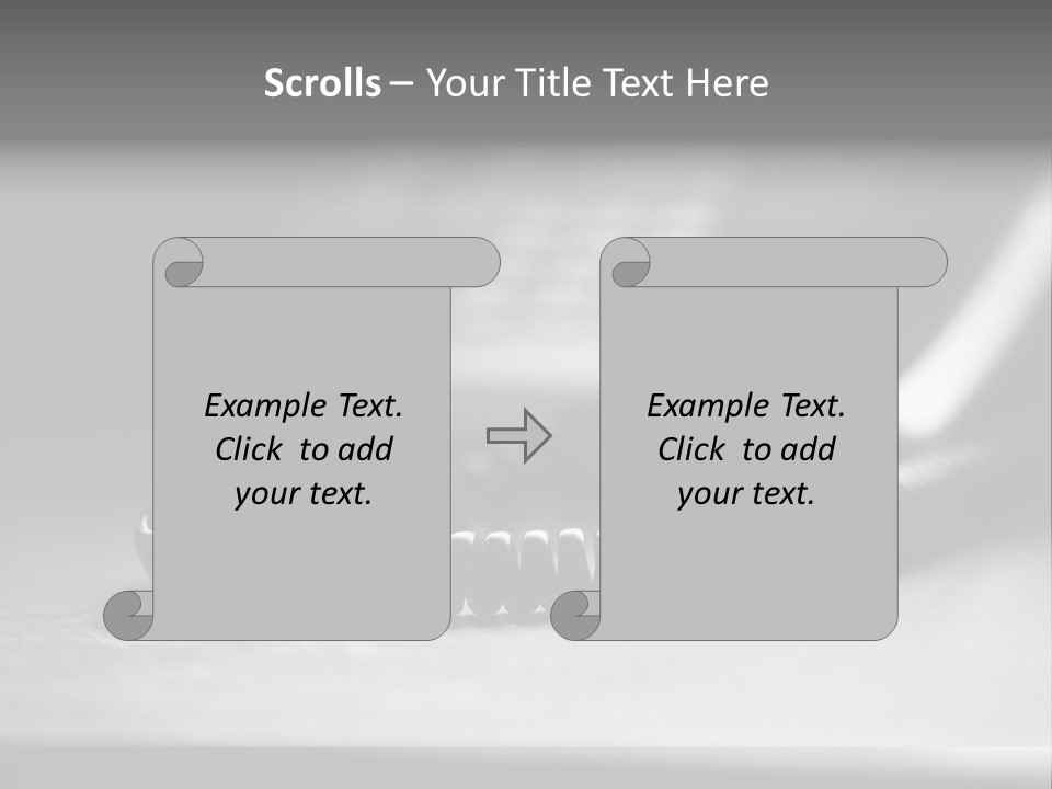 Isolated Plate Telephone PowerPoint Template