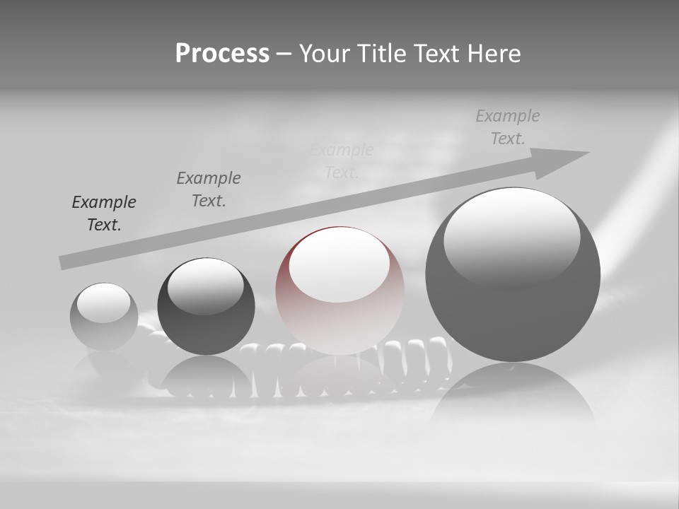 Isolated Plate Telephone PowerPoint Template