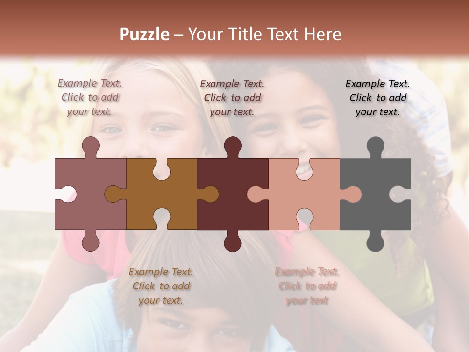 Girl Friends Happy PowerPoint Template