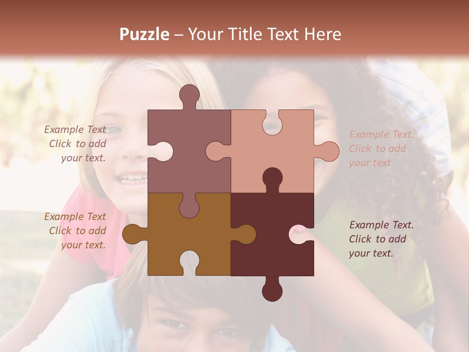 Girl Friends Happy PowerPoint Template