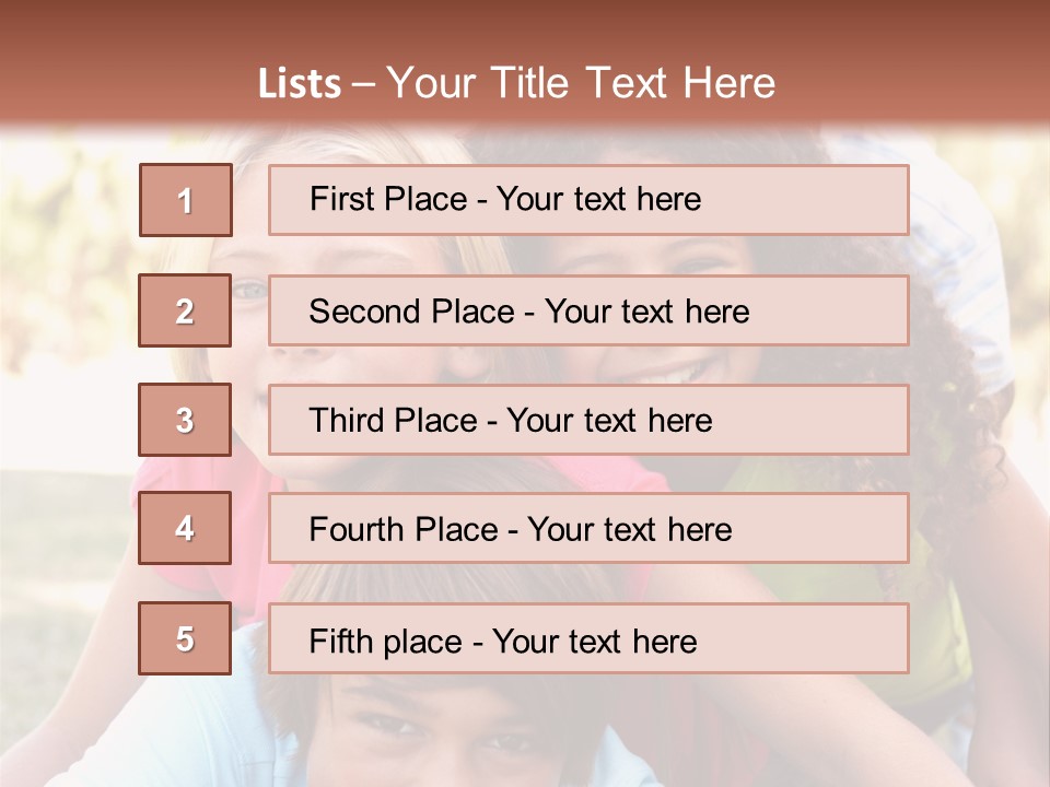 Girl Friends Happy PowerPoint Template