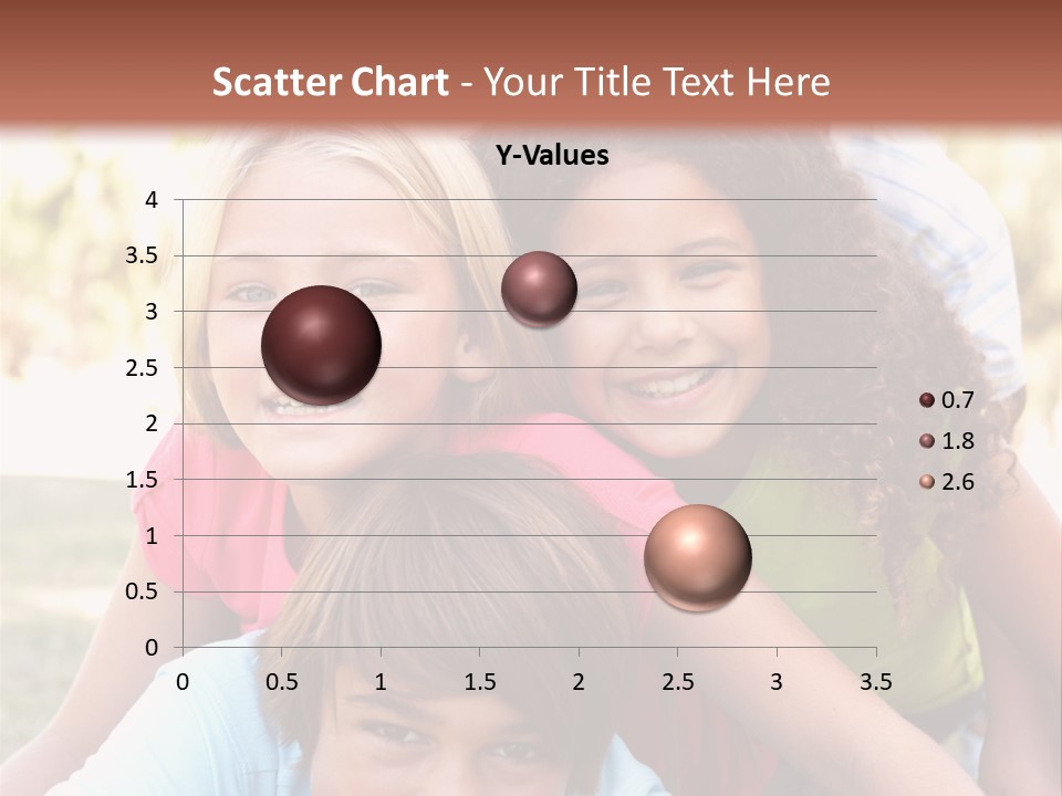 Girl Friends Happy PowerPoint Template