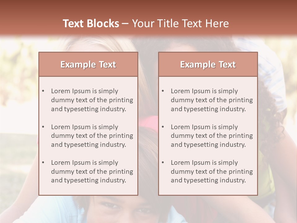 Girl Friends Happy PowerPoint Template