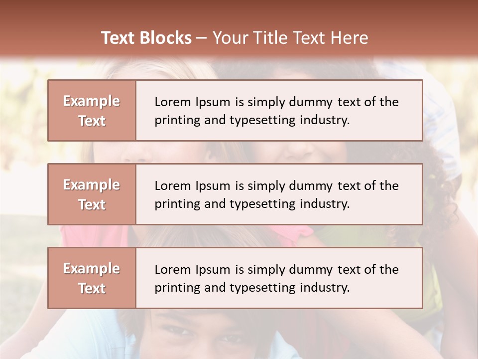 Girl Friends Happy PowerPoint Template