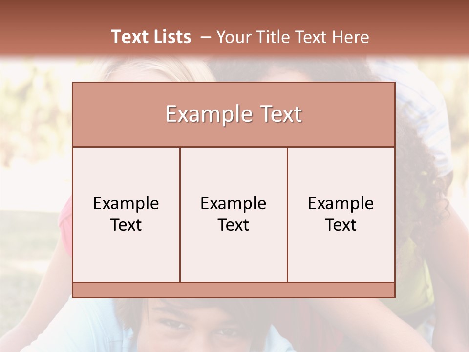 Girl Friends Happy PowerPoint Template