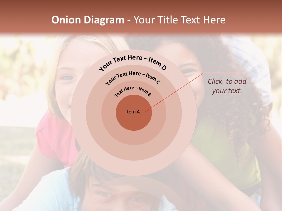 Girl Friends Happy PowerPoint Template