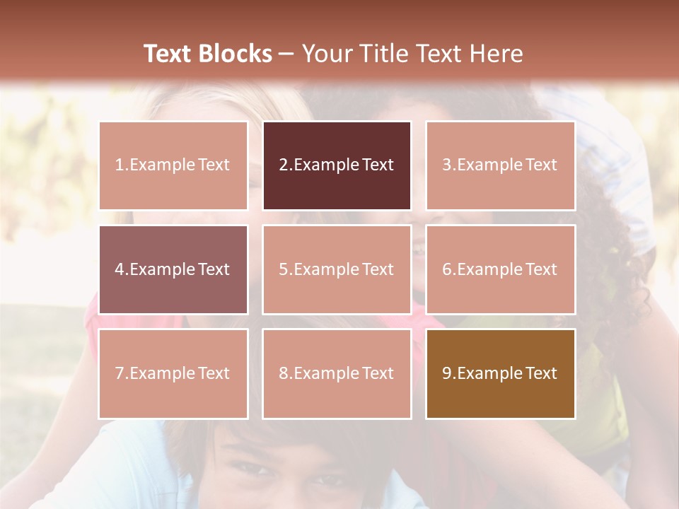 Girl Friends Happy PowerPoint Template