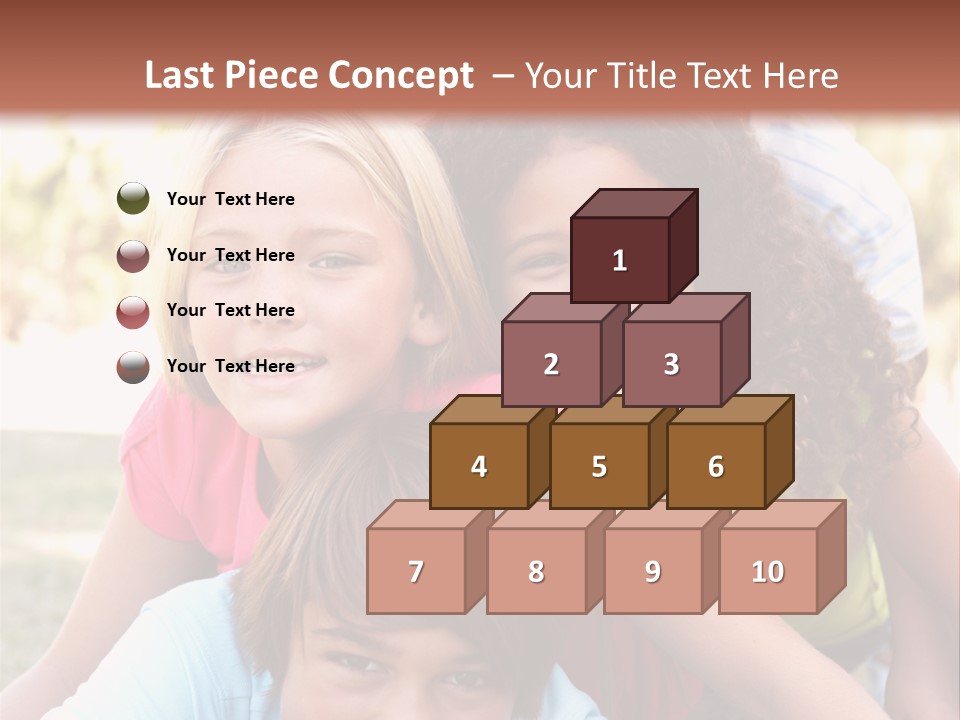 Girl Friends Happy PowerPoint Template