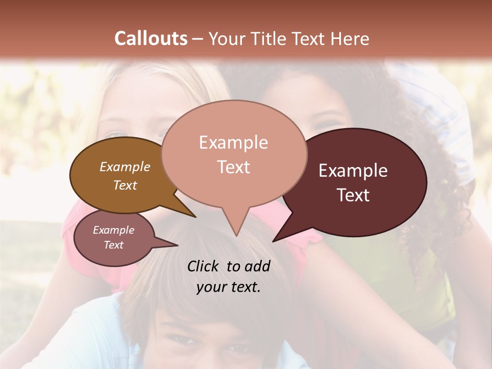 Girl Friends Happy PowerPoint Template