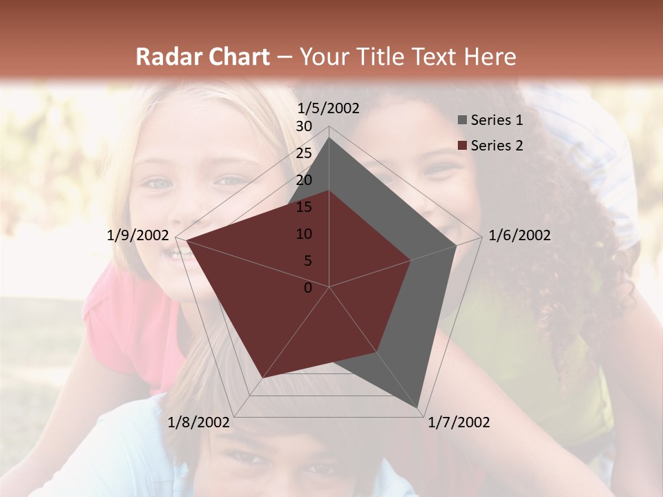 Girl Friends Happy PowerPoint Template