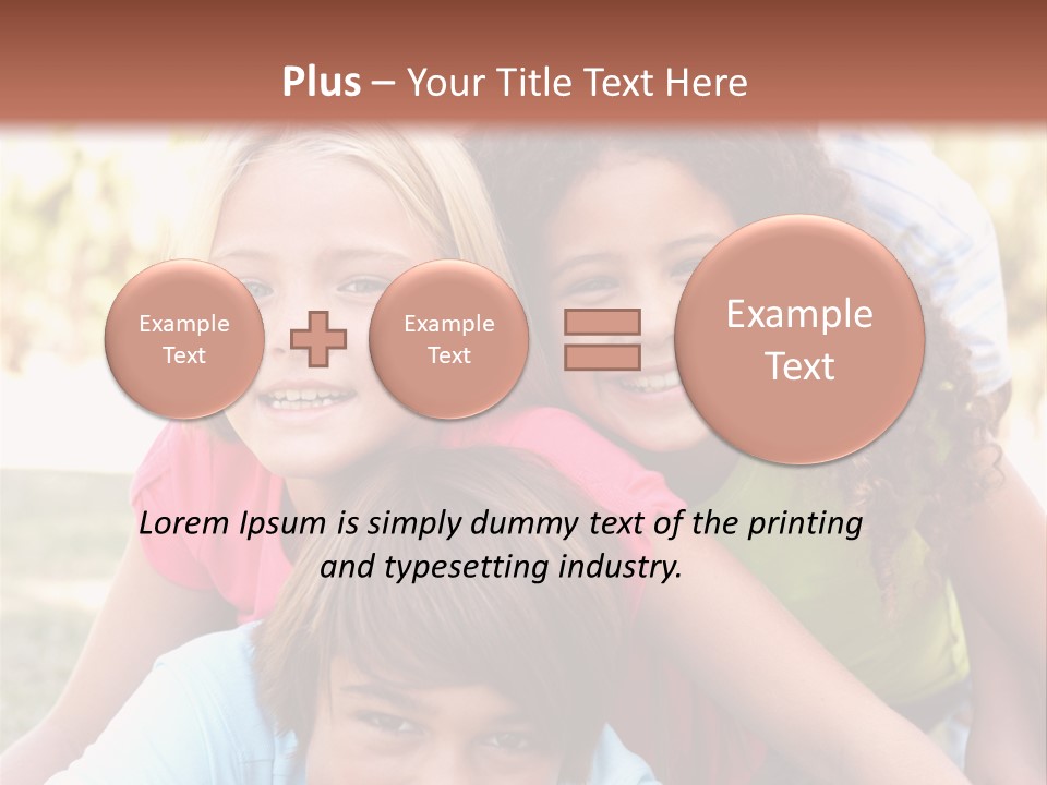 Girl Friends Happy PowerPoint Template