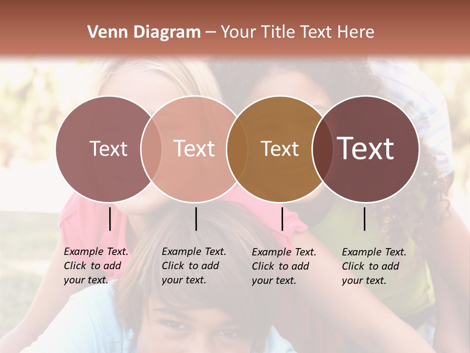 Girl Friends Happy PowerPoint Template