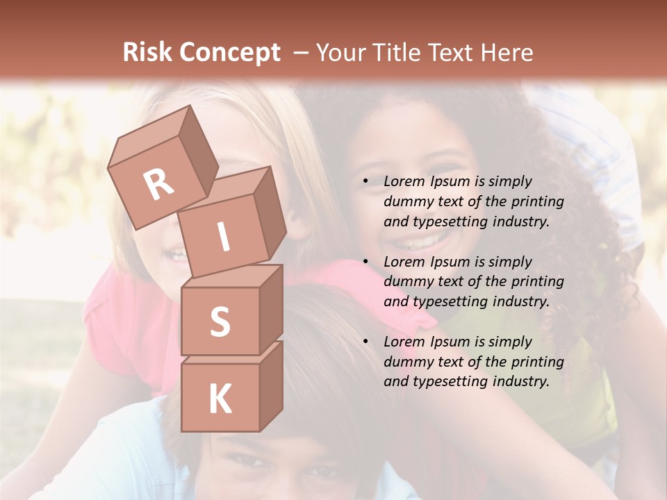 Girl Friends Happy PowerPoint Template