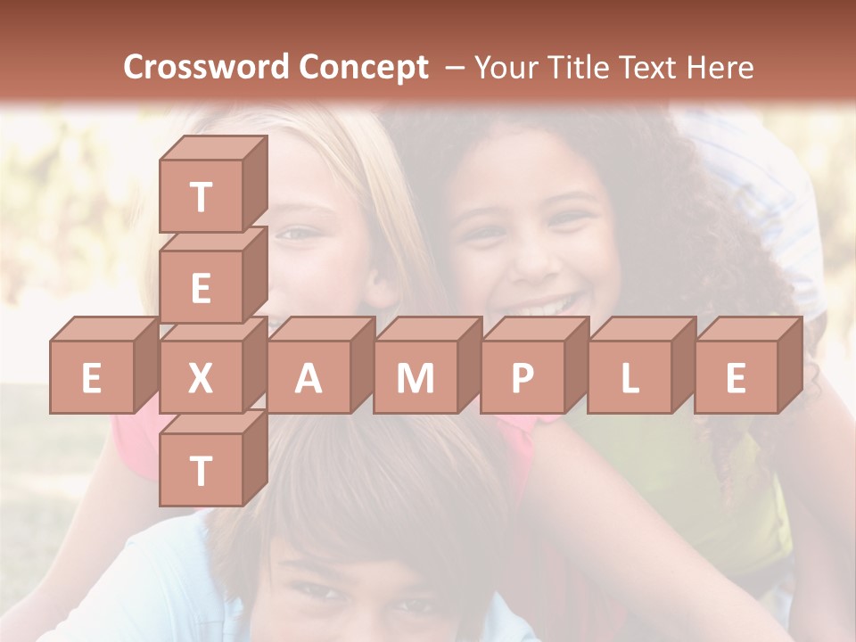 Girl Friends Happy PowerPoint Template