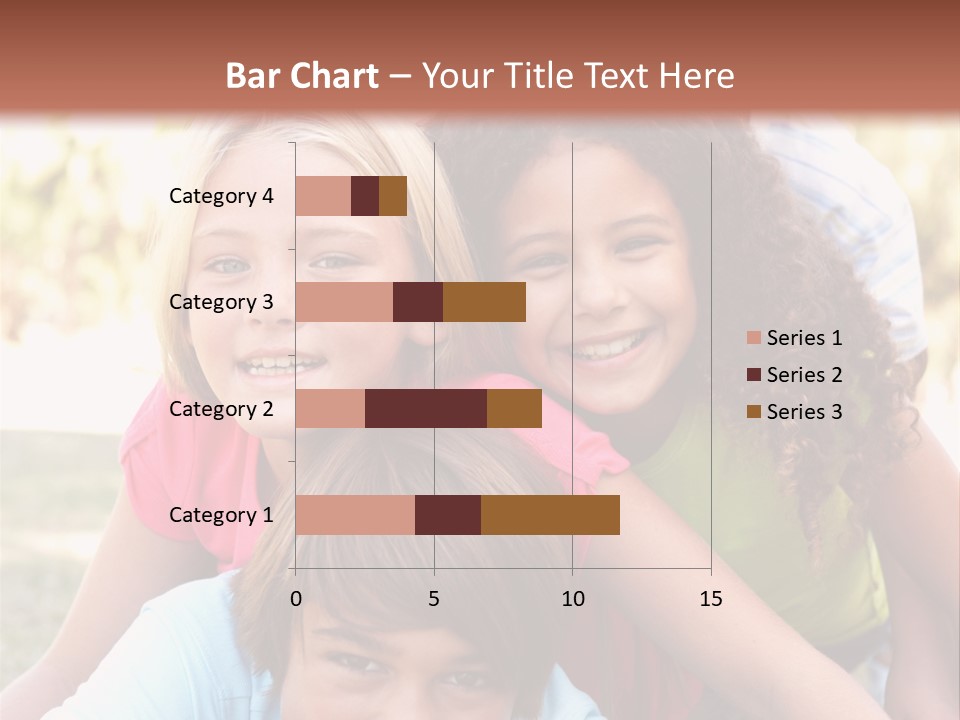 Girl Friends Happy PowerPoint Template