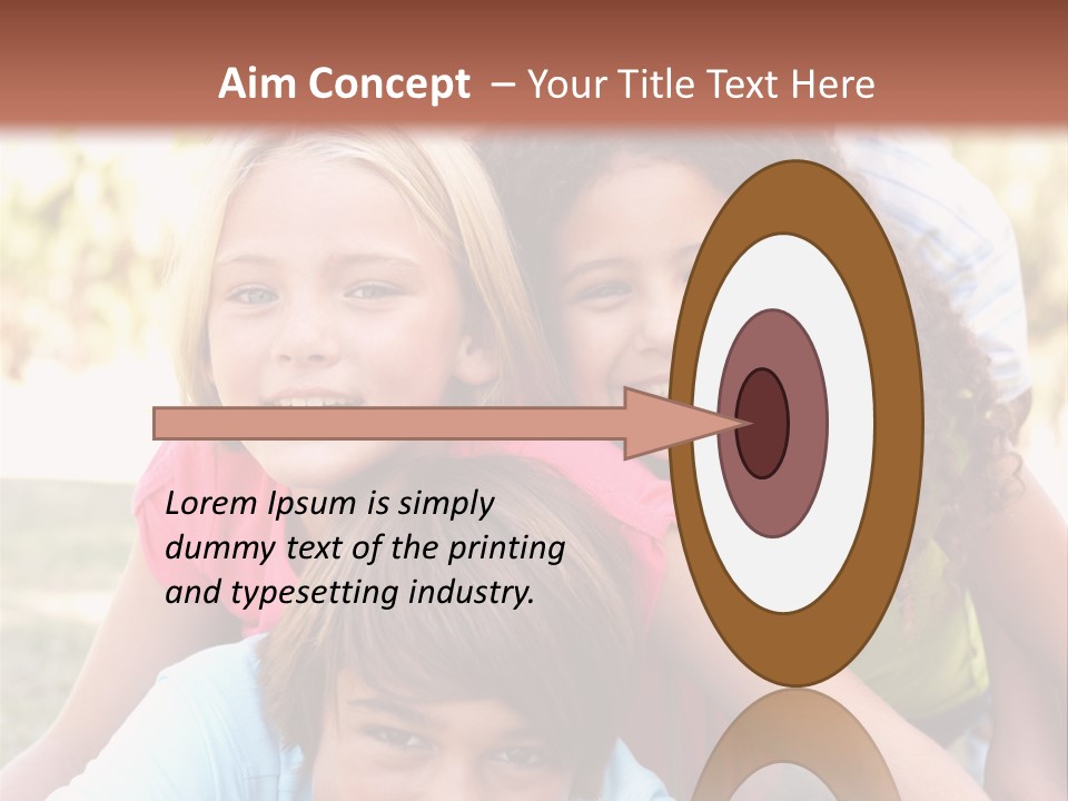 Girl Friends Happy PowerPoint Template