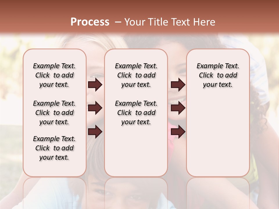 Girl Friends Happy PowerPoint Template