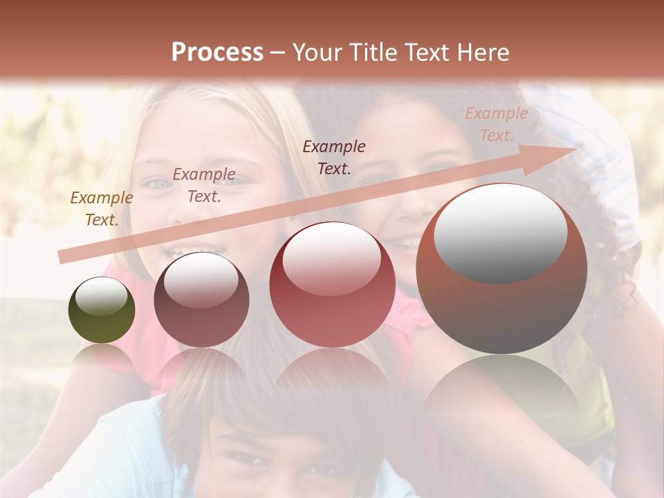 Girl Friends Happy PowerPoint Template