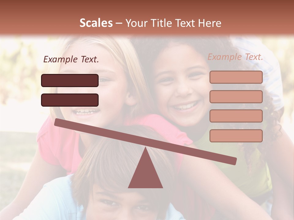 Girl Friends Happy PowerPoint Template