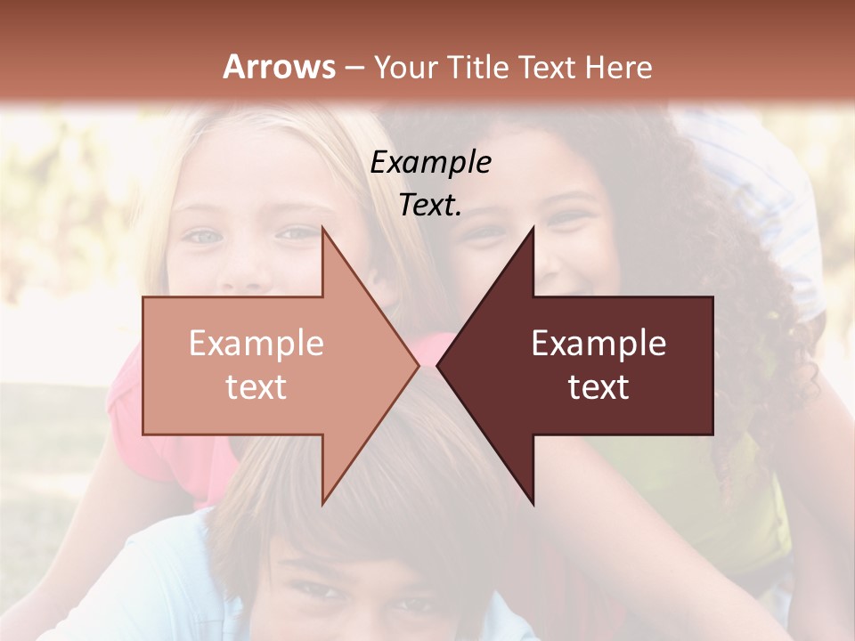 Girl Friends Happy PowerPoint Template