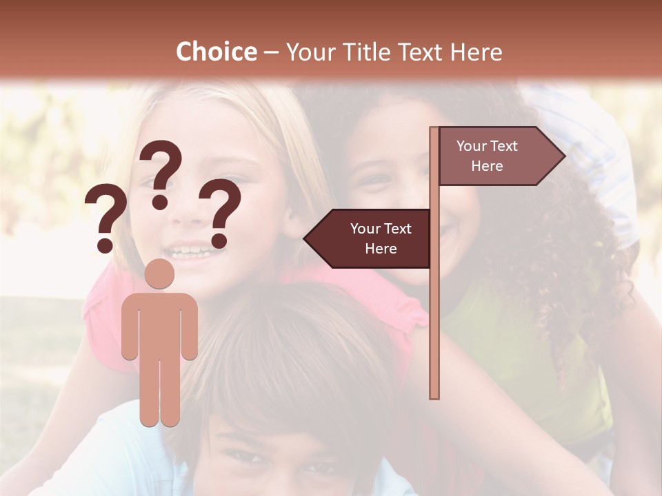 Girl Friends Happy PowerPoint Template