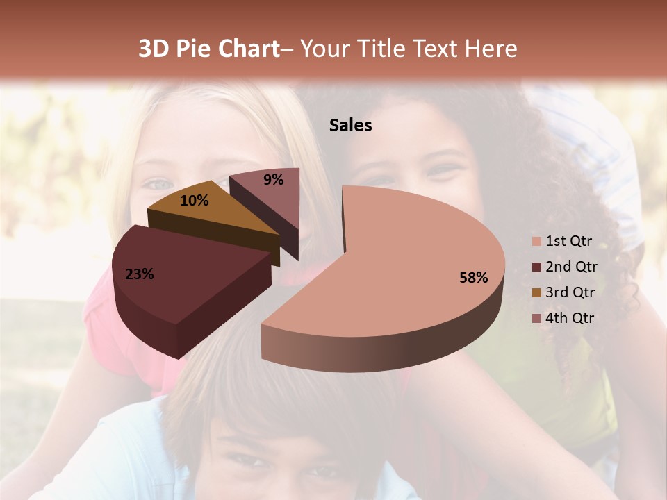 Girl Friends Happy PowerPoint Template