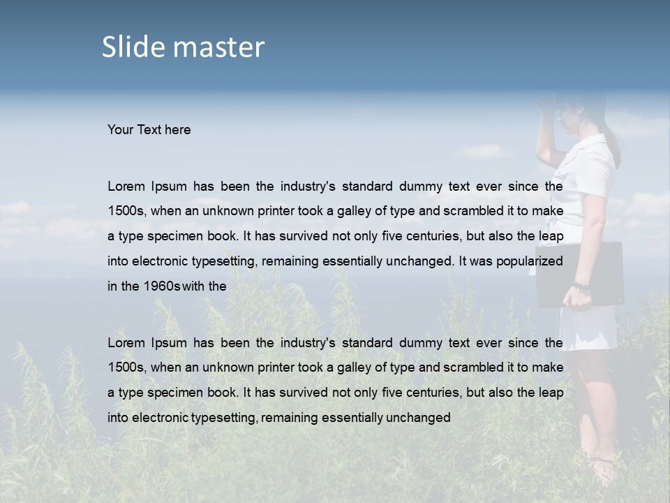 Hands Communication Trees PowerPoint Template