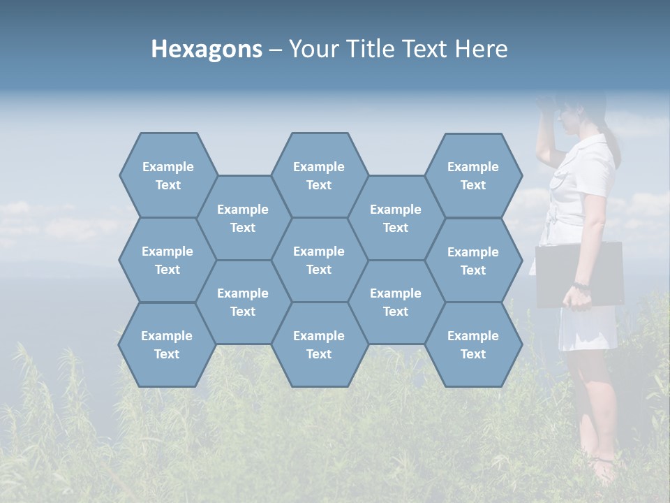 Hands Communication Trees PowerPoint Template
