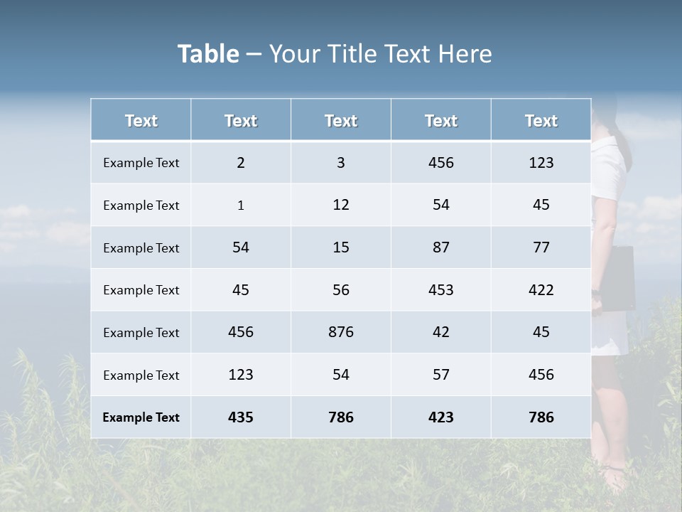 Hands Communication Trees PowerPoint Template