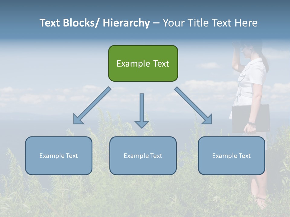 Hands Communication Trees PowerPoint Template