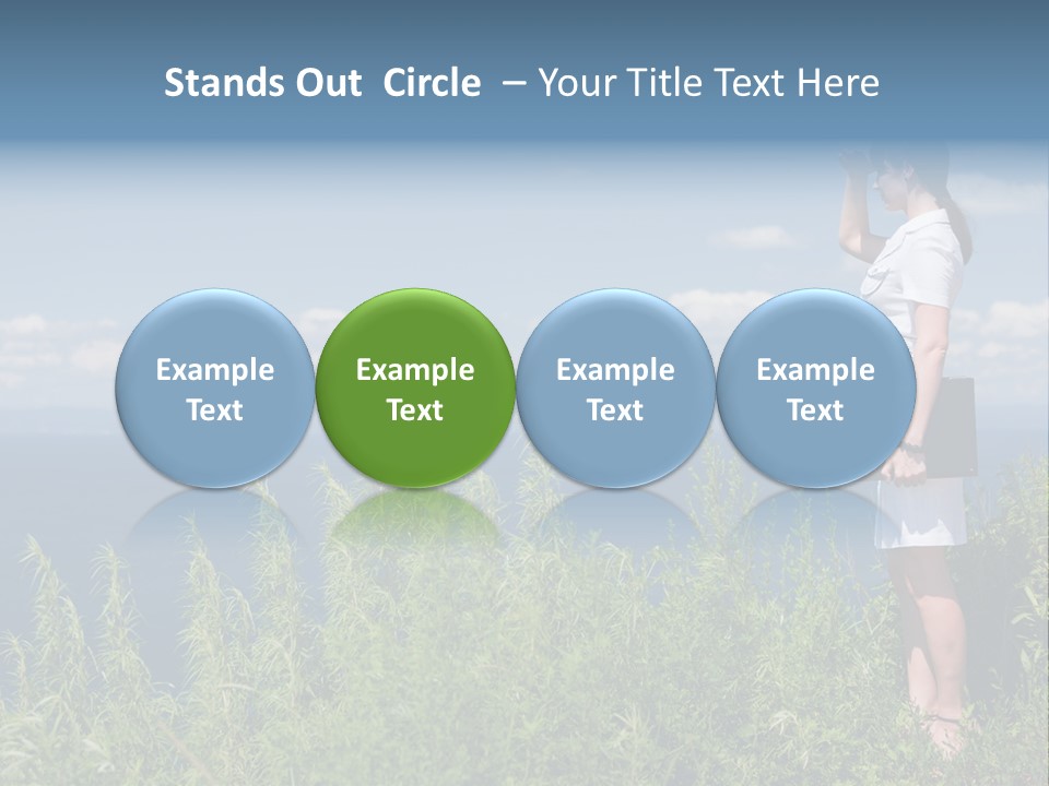 Hands Communication Trees PowerPoint Template