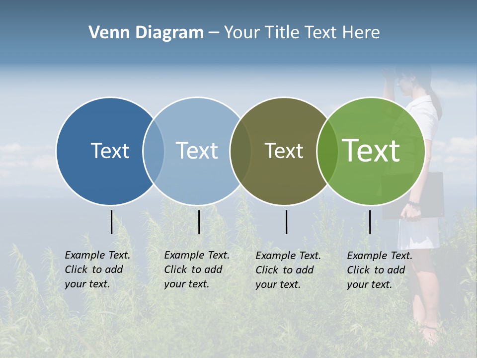 Hands Communication Trees PowerPoint Template