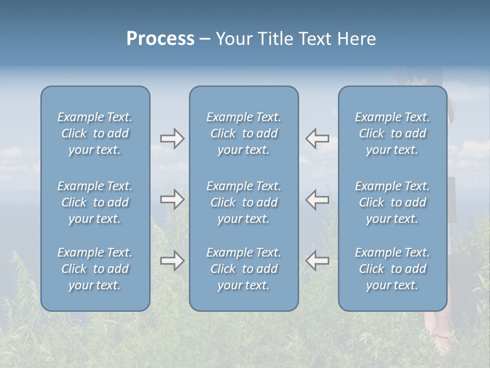 Hands Communication Trees PowerPoint Template