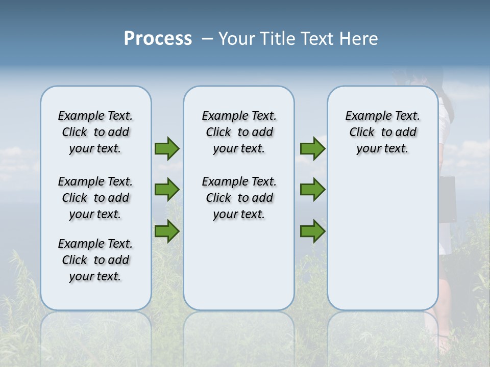 Hands Communication Trees PowerPoint Template