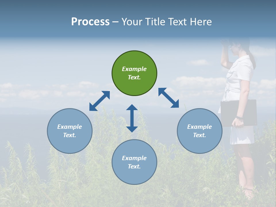 Hands Communication Trees PowerPoint Template
