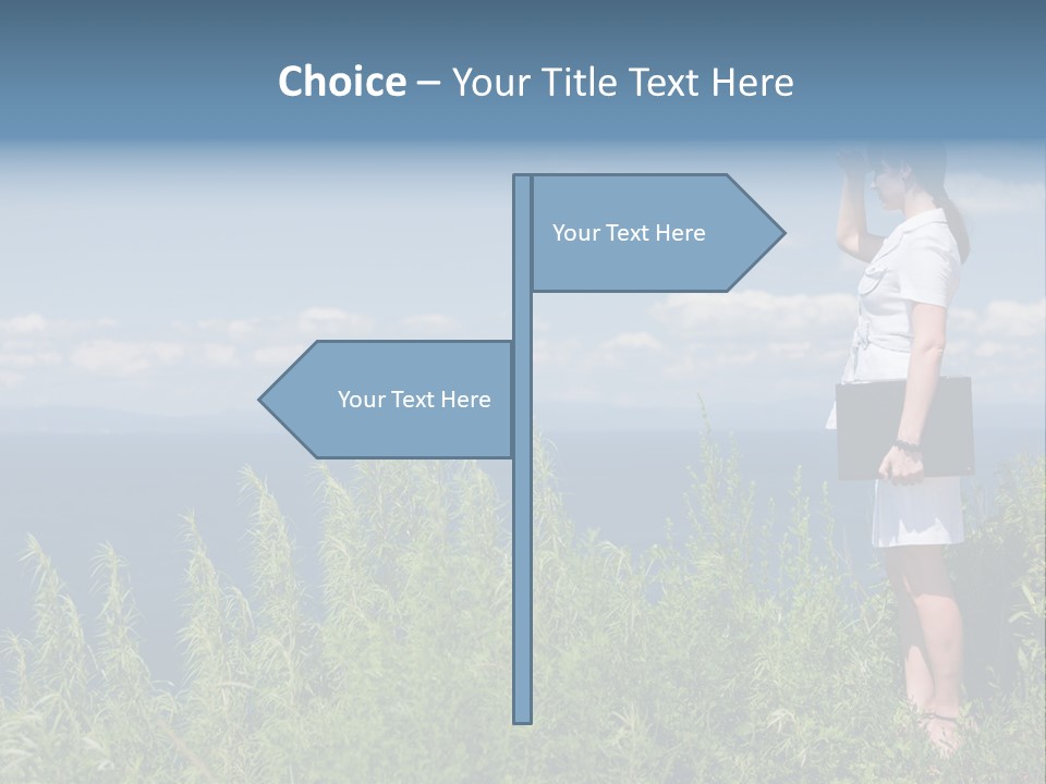 Hands Communication Trees PowerPoint Template