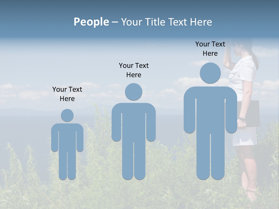 Hands Communication Trees PowerPoint Template