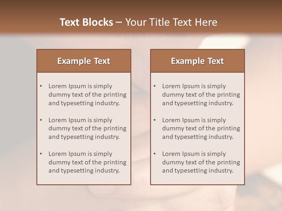 Christmas Lips Young PowerPoint Template
