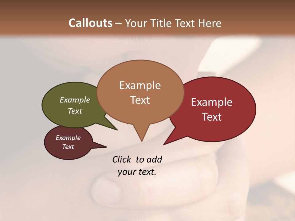 Christmas Lips Young PowerPoint Template