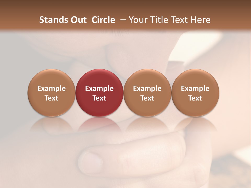 Christmas Lips Young PowerPoint Template