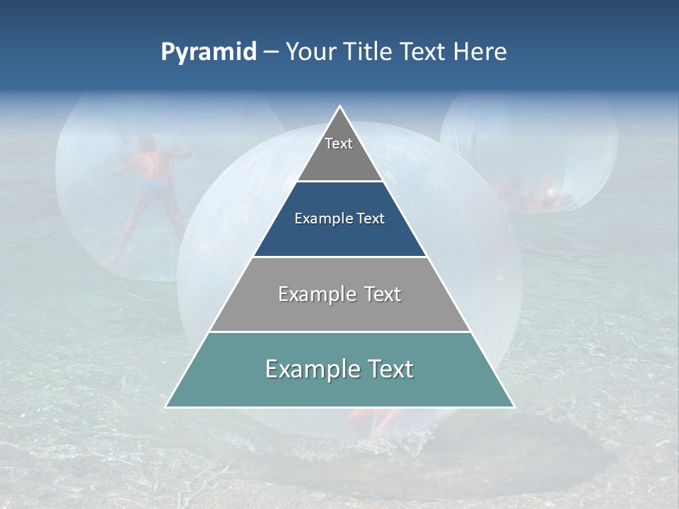 Turquoise Joy Swim PowerPoint Template