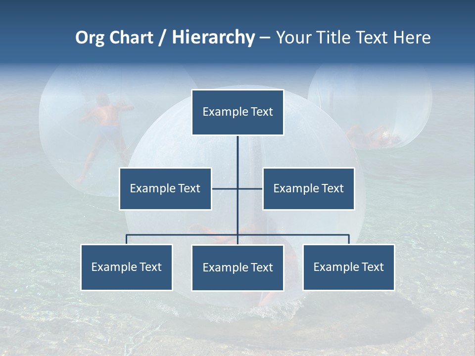 Turquoise Joy Swim PowerPoint Template