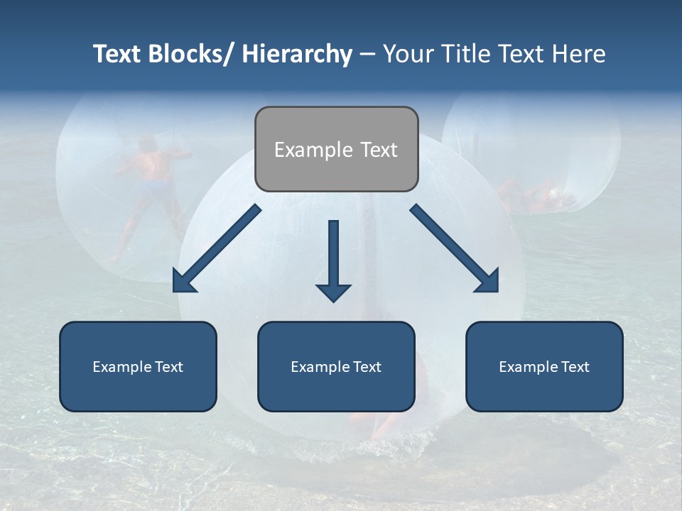 Turquoise Joy Swim PowerPoint Template