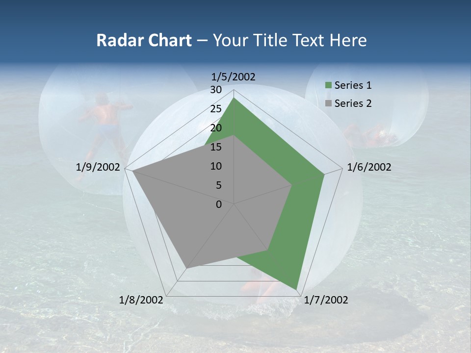 Turquoise Joy Swim PowerPoint Template