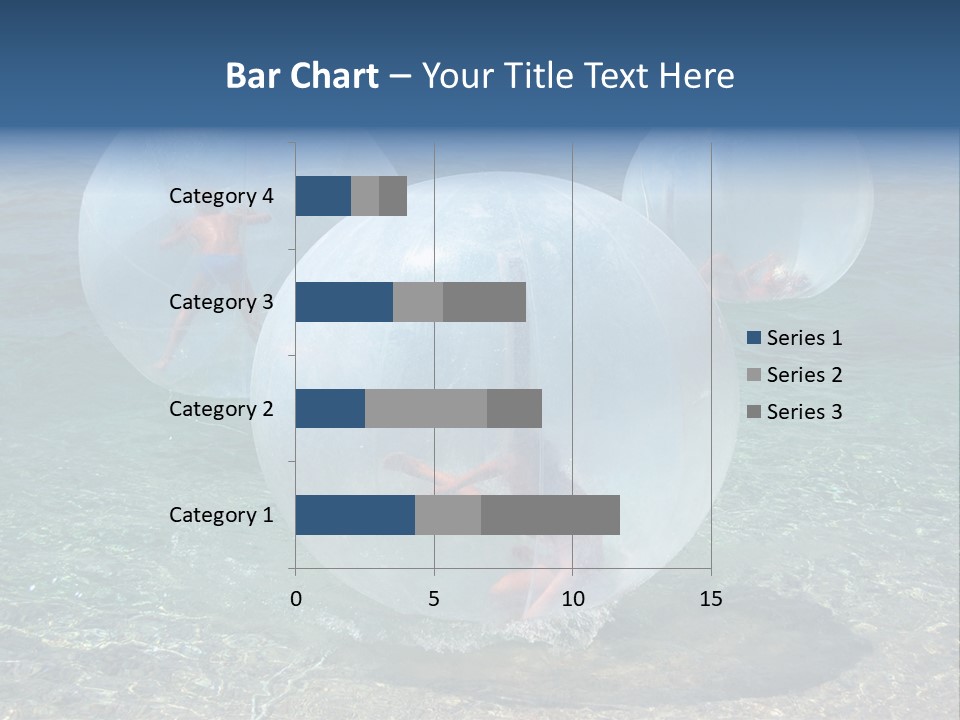 Turquoise Joy Swim PowerPoint Template