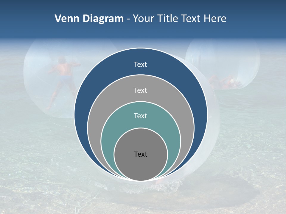 Turquoise Joy Swim PowerPoint Template