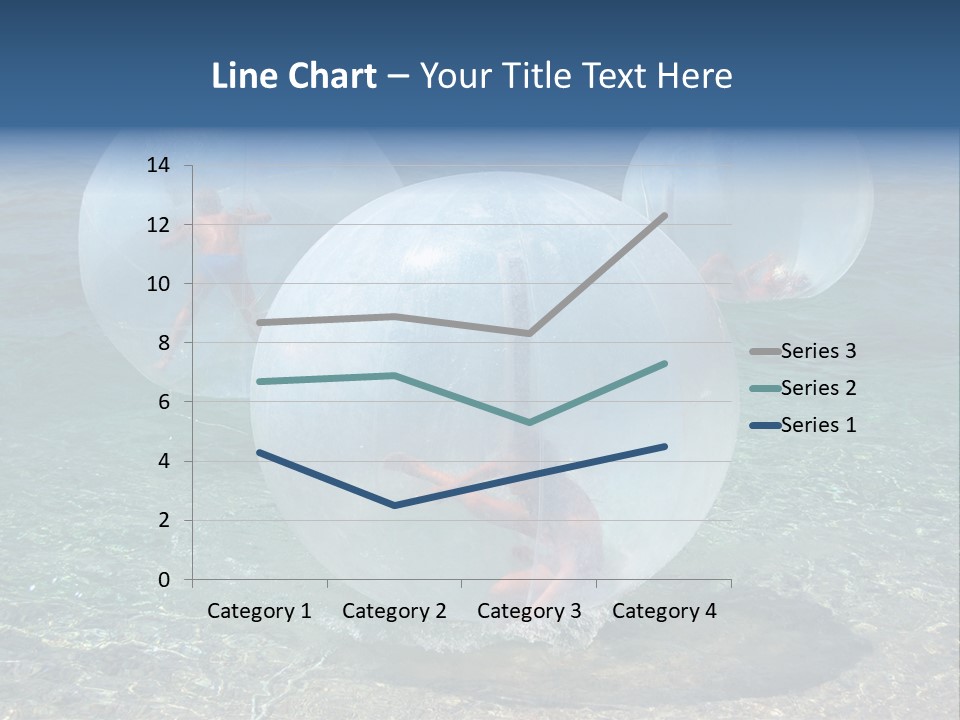 Turquoise Joy Swim PowerPoint Template