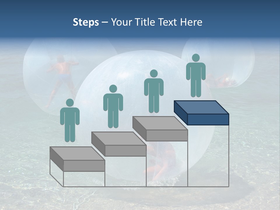 Turquoise Joy Swim PowerPoint Template