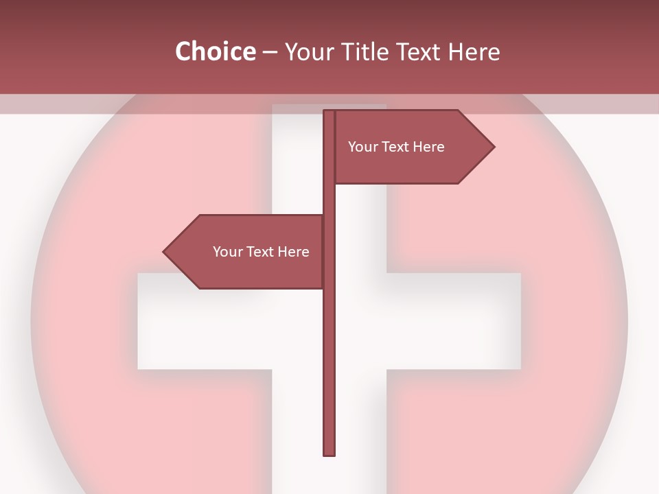 Insignia Doctor Sign PowerPoint Template